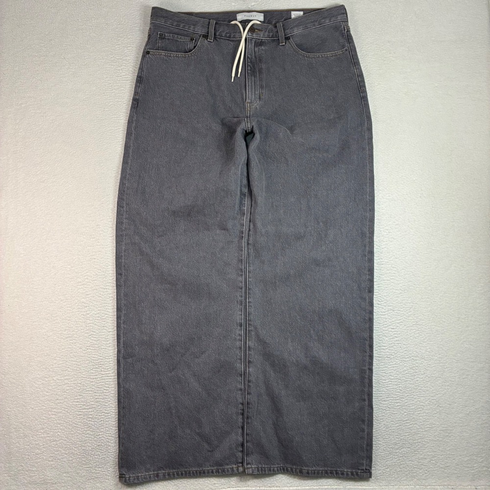 PacSun Extreme Baggy Jeans Men 36x32 Gray Skater Relaxed Streetwear Retro Y2K